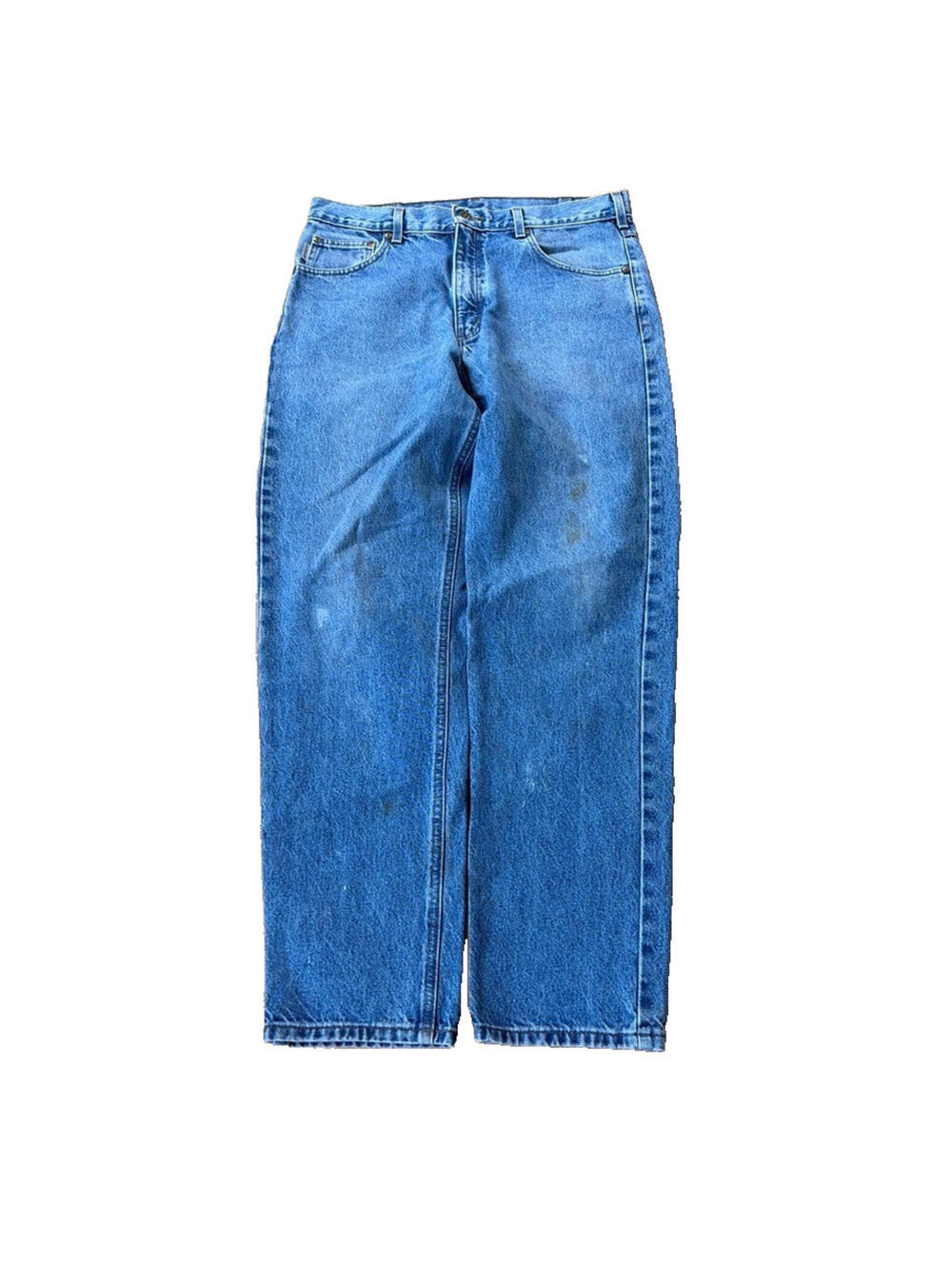 Carhartt Mens Painted Denim Jeans Relaxed Fit Medium 35x32